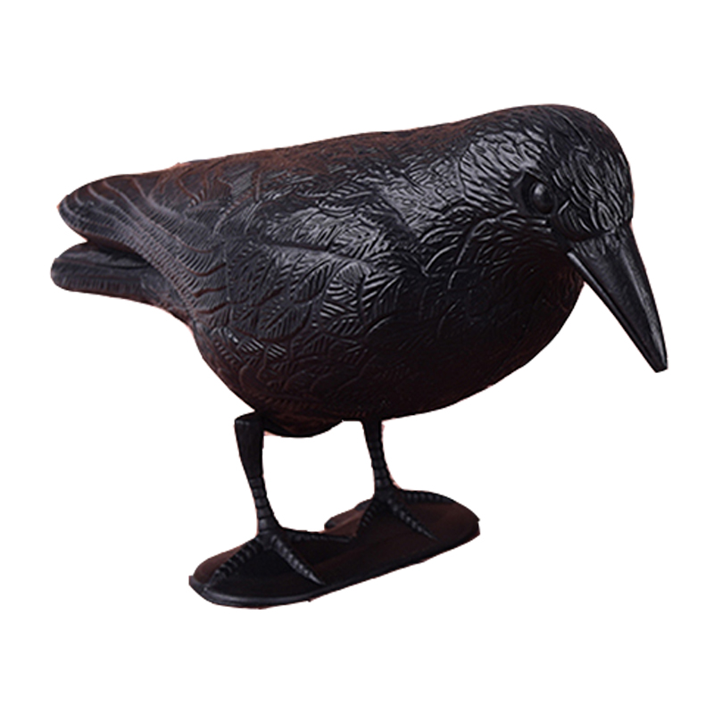 Guguluza đứng Full Body Blocking Crow Decoy Săn lùng Nhựa Đen Crow Decoy Hallows \\\\\\\\\\\\\\\\\\\\\\\\\\\\ Trang trí trongngày W/feet Stake, trang trí sân vườn